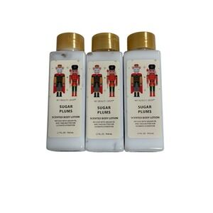 MY BEAUTY SPOT set of 3 scented body lotions 2.7 oz travel size SUGAR PLUMS